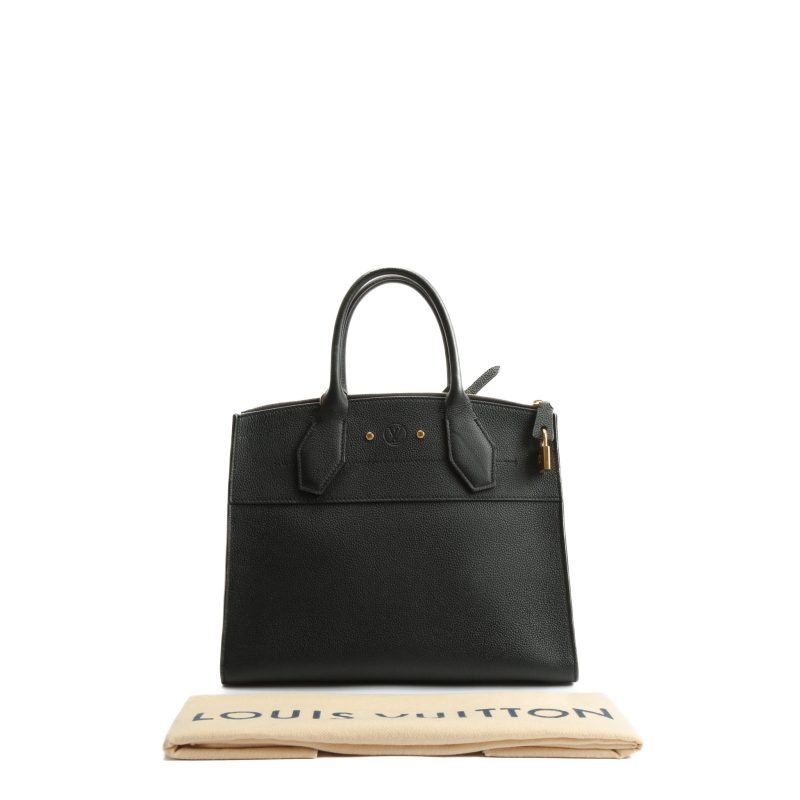 LOUIS VUITTON City Steamer MM - Leather Black - Image 2