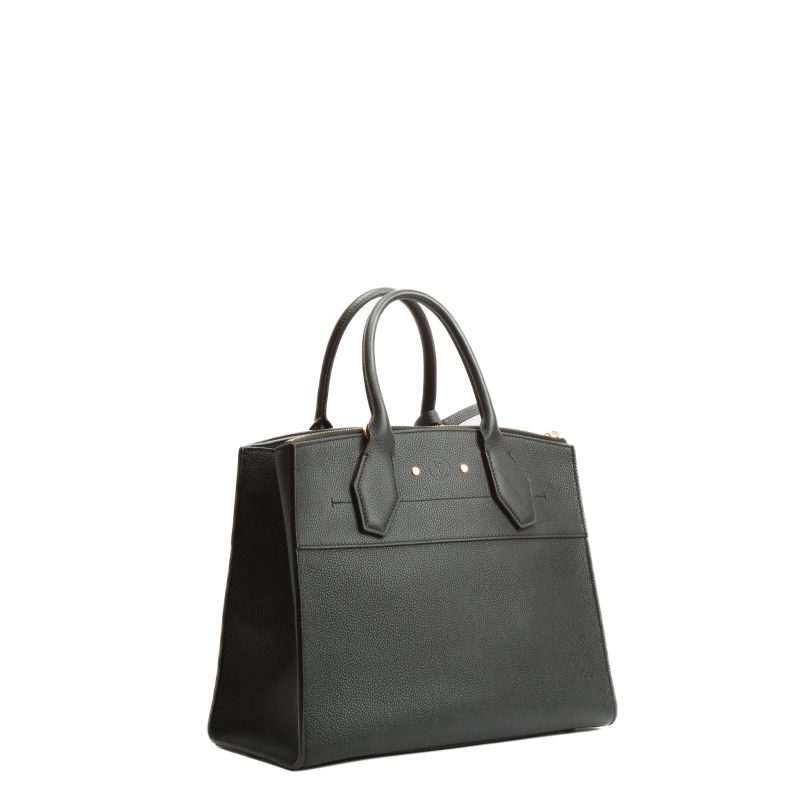LOUIS VUITTON City Steamer MM - Leather Black - Image 5
