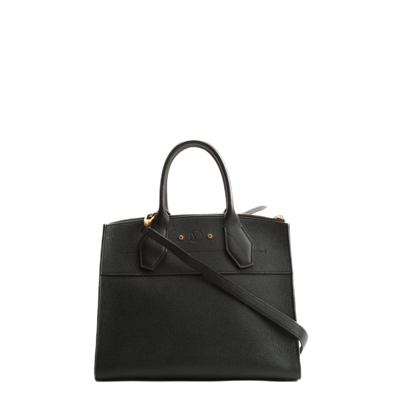 LOUIS VUITTON City Steamer MM - Leather Black - Image 4