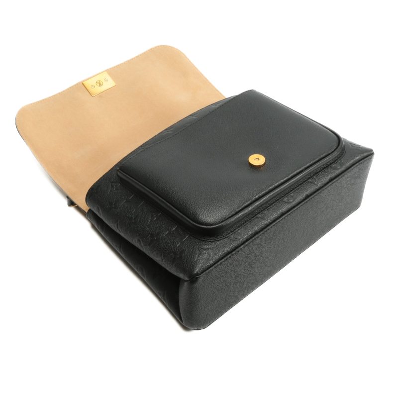 LOUIS VUITTON Empreinte Marignan Monogram Top Handle Black Bag (2019) w/Strap - Image 10