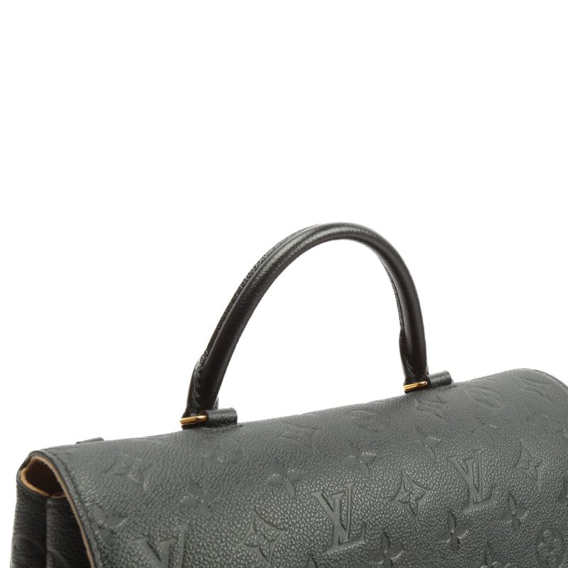 LOUIS VUITTON Empreinte Marignan Monogram Top Handle Black Bag (2019) w/Strap - Image 6