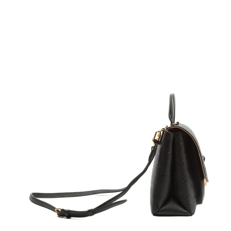 LOUIS VUITTON Empreinte Marignan Monogram Top Handle Black Bag (2019) w/Strap - Image 5