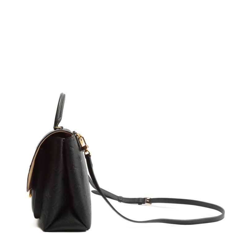 LOUIS VUITTON Empreinte Marignan Monogram Top Handle Black Bag (2019) w/Strap - Image 4