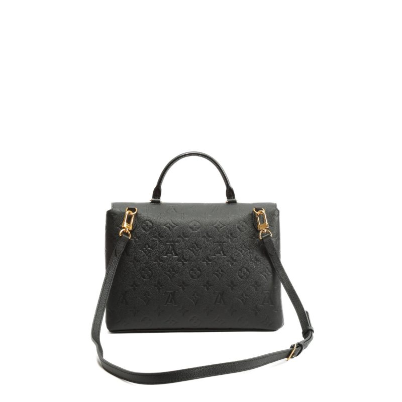LOUIS VUITTON Empreinte Marignan Monogram Top Handle Black Bag (2019) w/Strap - Image 3