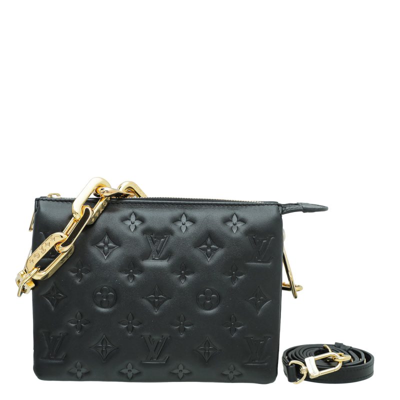 Louis Vuitton Black Coussin PM
