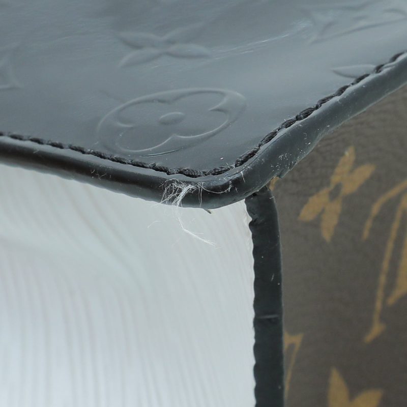 Louis Vuitton Bicolor Monogram/Calf Egg Souple Bag - Image 7