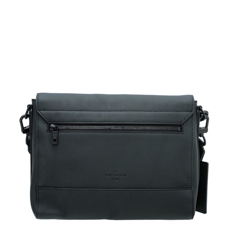 Louis Vuitton Black Aged Denim Monogram Neo Cabby GM Bag - Image 2