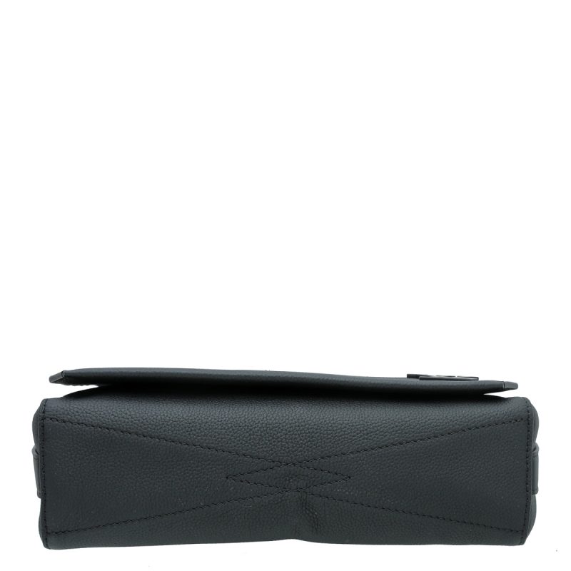 Louis Vuitton Black Aged Denim Monogram Neo Cabby GM Bag - Image 3