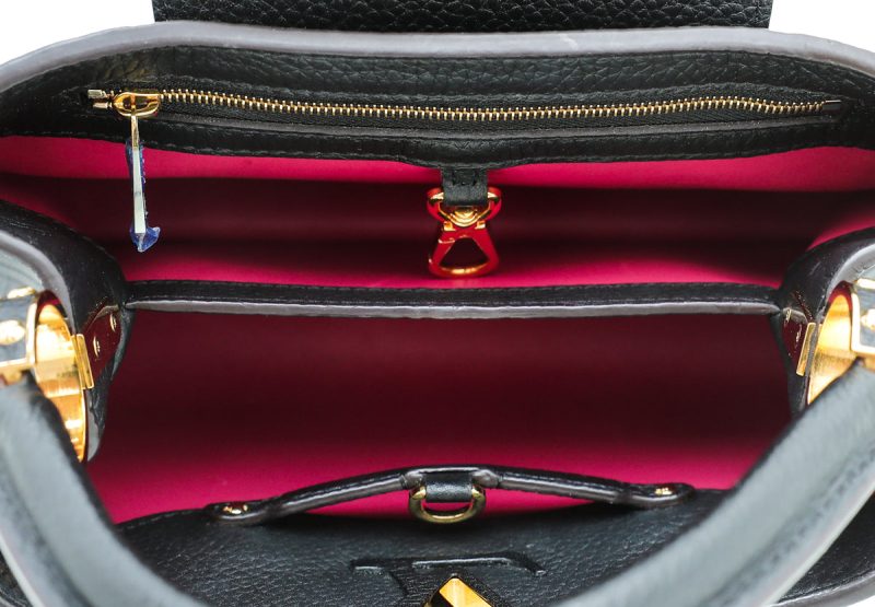 Louis Vuitton Black Capucines BB Bag - Image 9