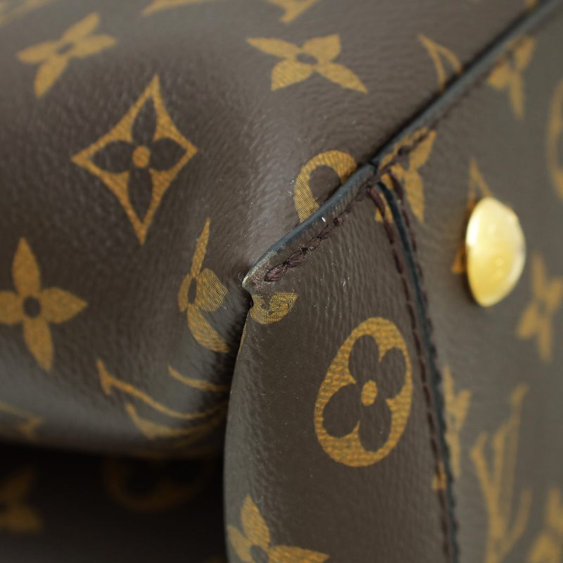 Louis Vuitton Bicolor Monogram Frontrow Sneakers 37 - Image 5