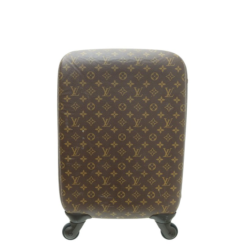 Louis Vuitton Brown Monogram Zipper Detail Hobo