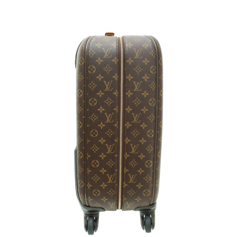 Louis Vuitton Brown Monogram Zipper Detail Hobo - Image 3