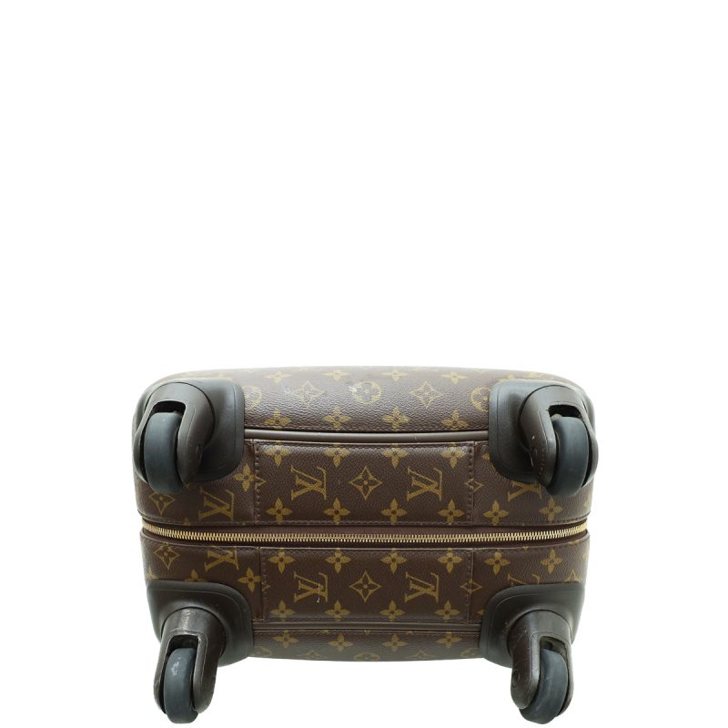 Louis Vuitton Brown Monogram Zipper Detail Hobo - Image 5
