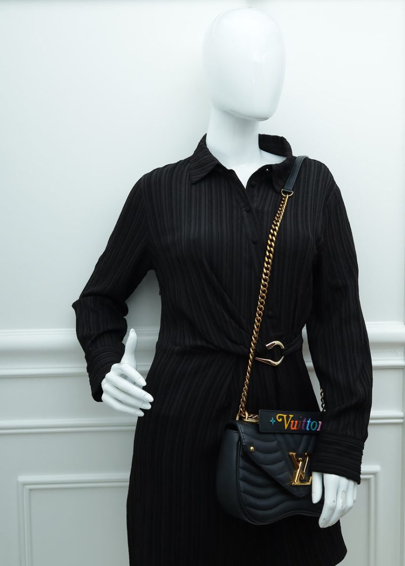Louis Vuitton Black New Wave GM Chain Bag - Image 12
