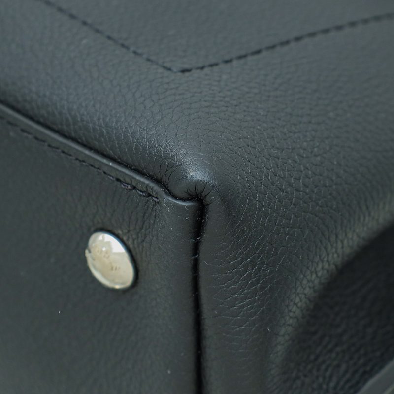 Louis Vuitton Black Lockme Hobo Handbag - Image 4