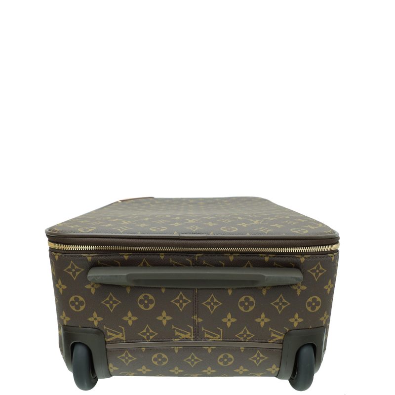 Louis Vuitton Brown Monogram Petit Bucket Bag - Image 3