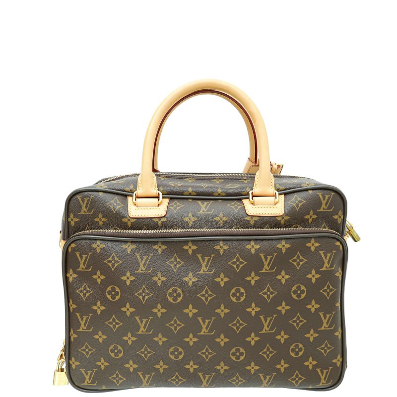 Louis Vuitton Brown Monogram Canvas Milk Box Bag with Gold Hardware