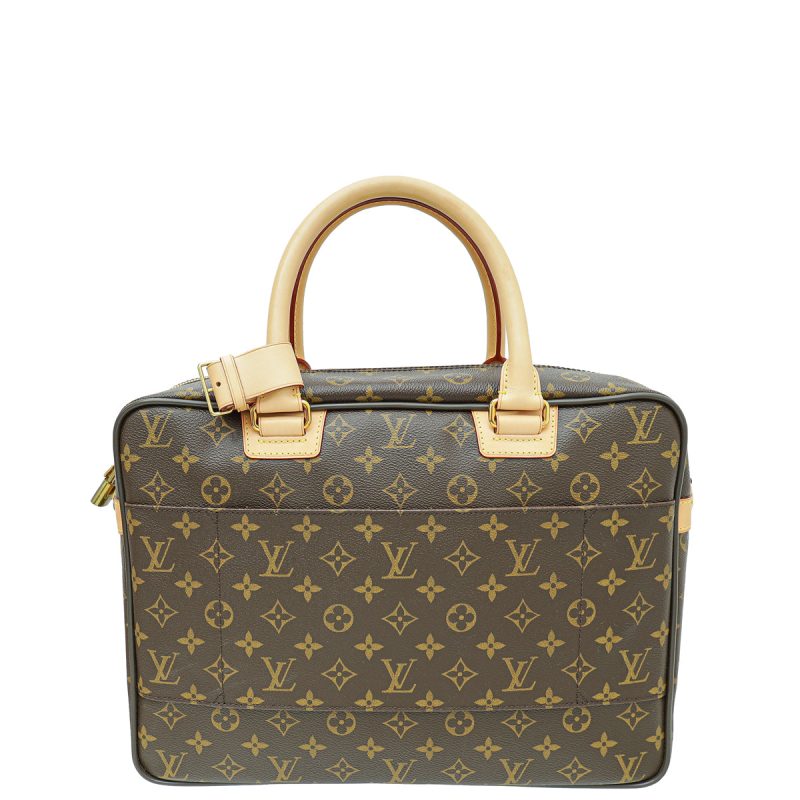 Louis Vuitton Brown Monogram Canvas Milk Box Bag with Gold Hardware - Image 2