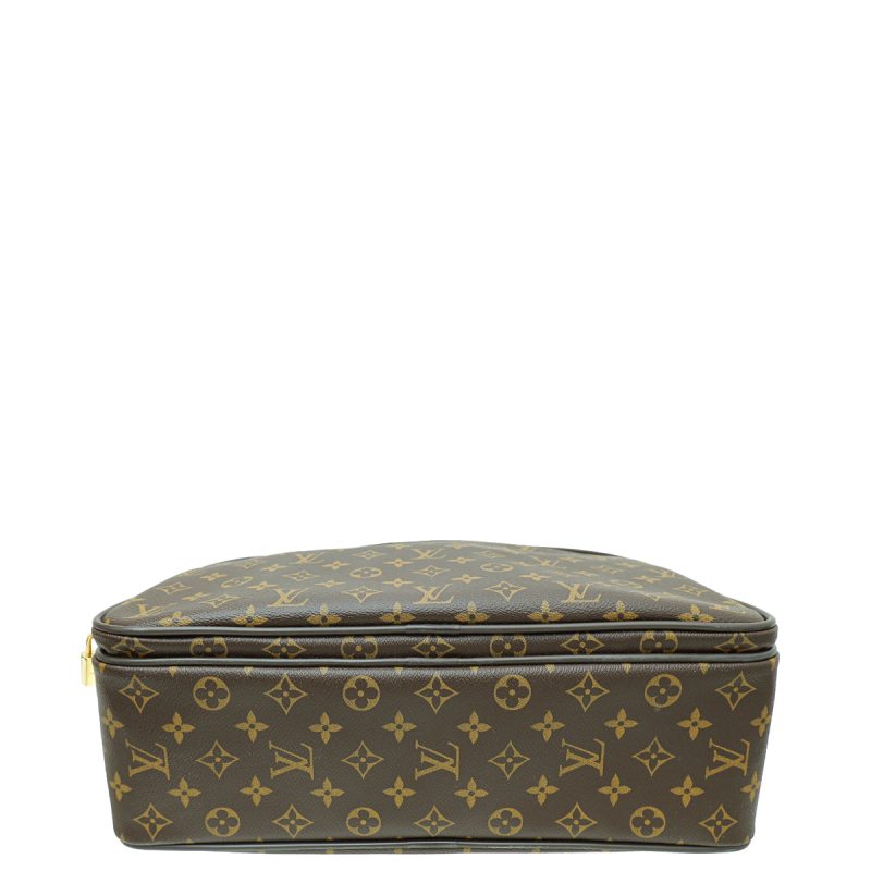 Louis Vuitton Brown Monogram Canvas Milk Box Bag with Gold Hardware - Image 3