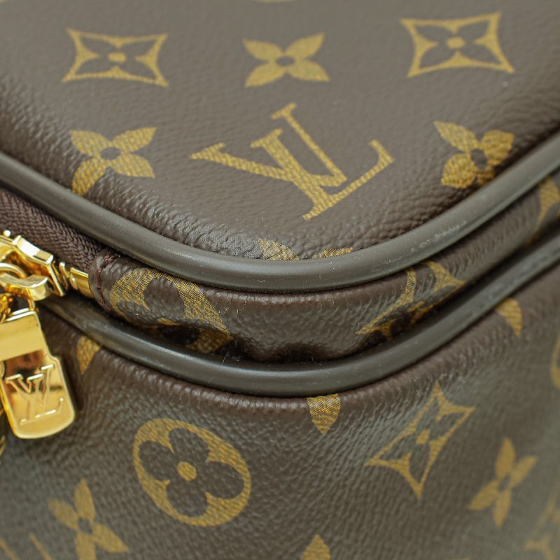 Louis Vuitton Brown Monogram Canvas Milk Box Bag with Gold Hardware - Image 5