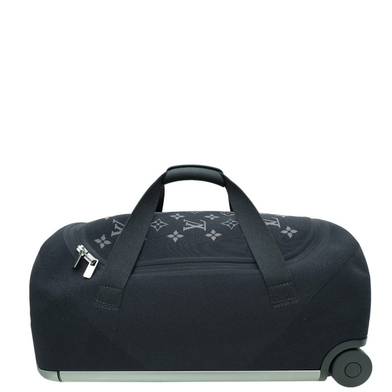 Louis Vuitton Black Lambskin Malletage Flower Palm Springs PM