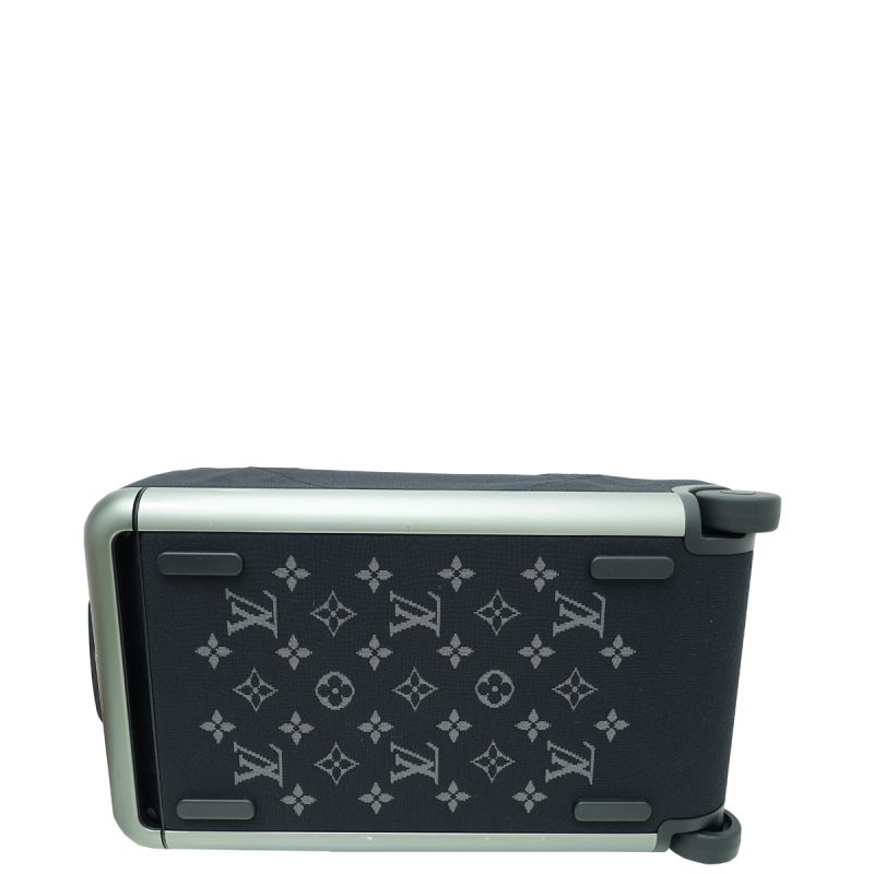 Louis Vuitton Black Lambskin Malletage Flower Palm Springs PM - Image 3