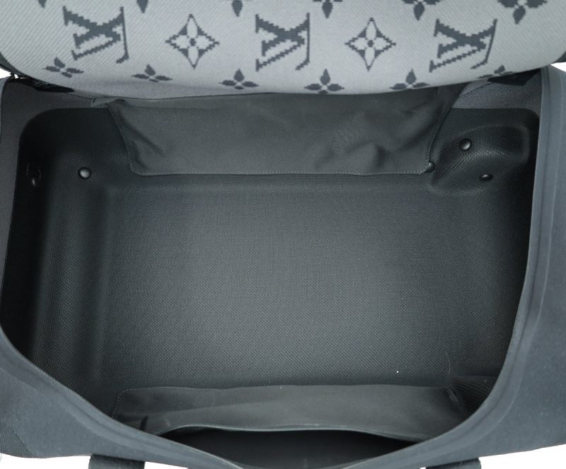 Louis Vuitton Black Lambskin Malletage Flower Palm Springs PM - Image 8