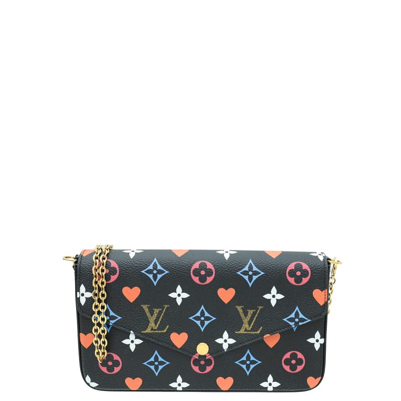 Louis Vuitton Black Multicolor Monogram Alexandra Wallet