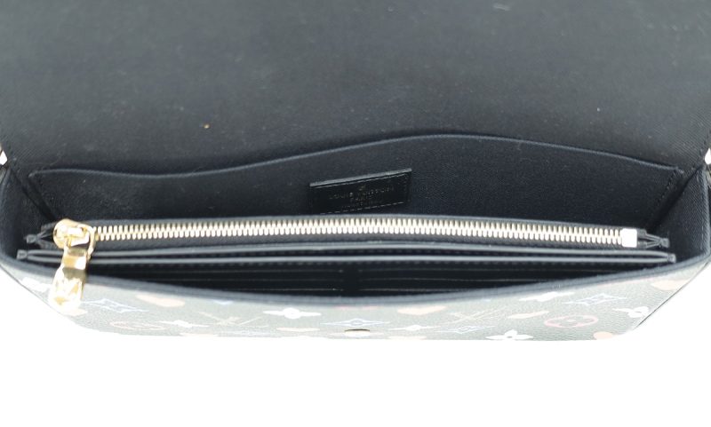 Louis Vuitton Black Multicolor Monogram Alexandra Wallet - Image 8
