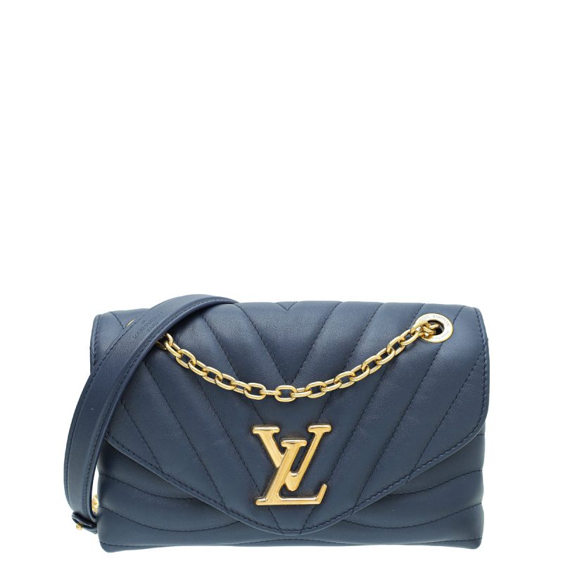 Louis Vuitton Blue Nuit Monogram Vernis Sarah Wallet