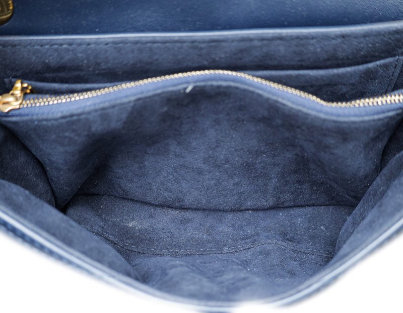 Louis Vuitton Blue Nuit Monogram Vernis Sarah Wallet - Image 10