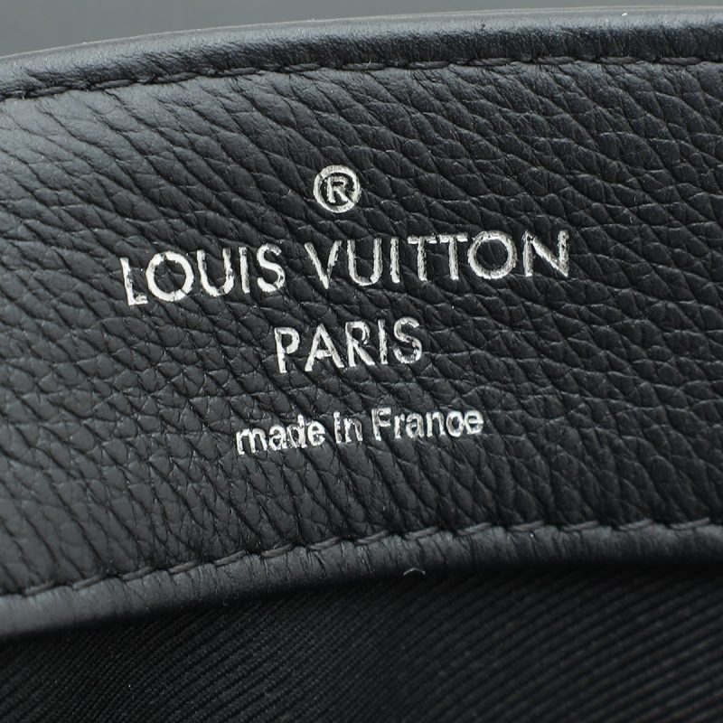 Louis Vuitton Black Logo Enamel Bar Embellished Loafers 38.5 - Image 10