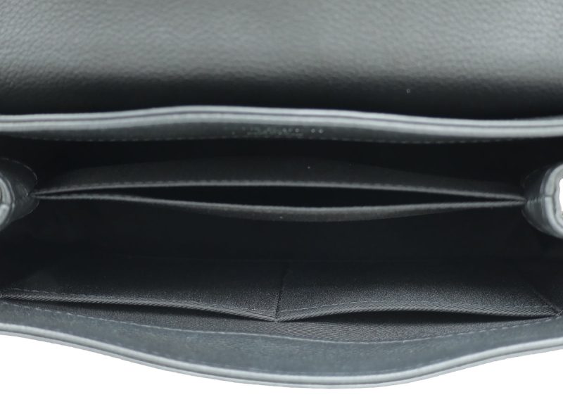 Louis Vuitton Black Logo Enamel Bar Embellished Loafers 38.5 - Image 11