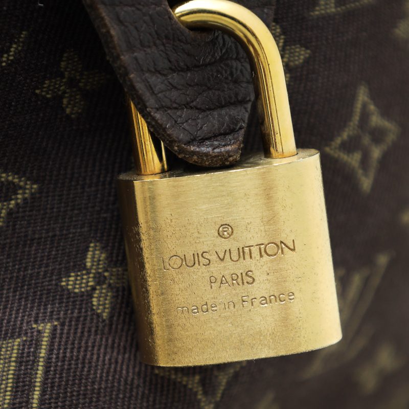 Louis Vuitton Brown Monogram Mini Lin Speedy 30 Bag - Image 10