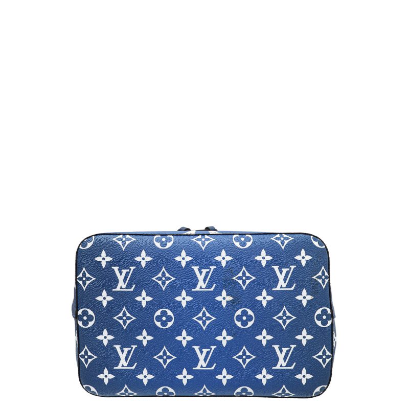 Louis Vuitton Blue Monogram Escale Speedy 3 Bandouliere Handbag - Image 3