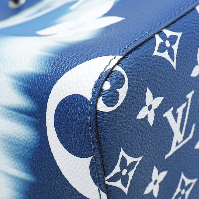 Louis Vuitton Blue Monogram Escale Speedy 3 Bandouliere Handbag - Image 5