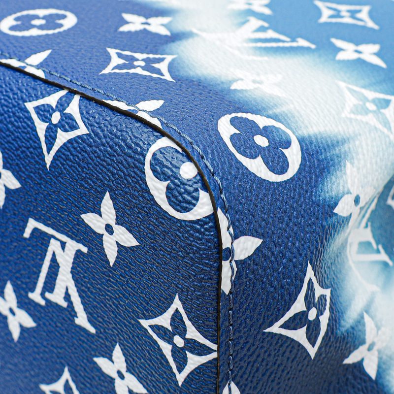 Louis Vuitton Blue Monogram Escale Speedy 3 Bandouliere Handbag - Image 6
