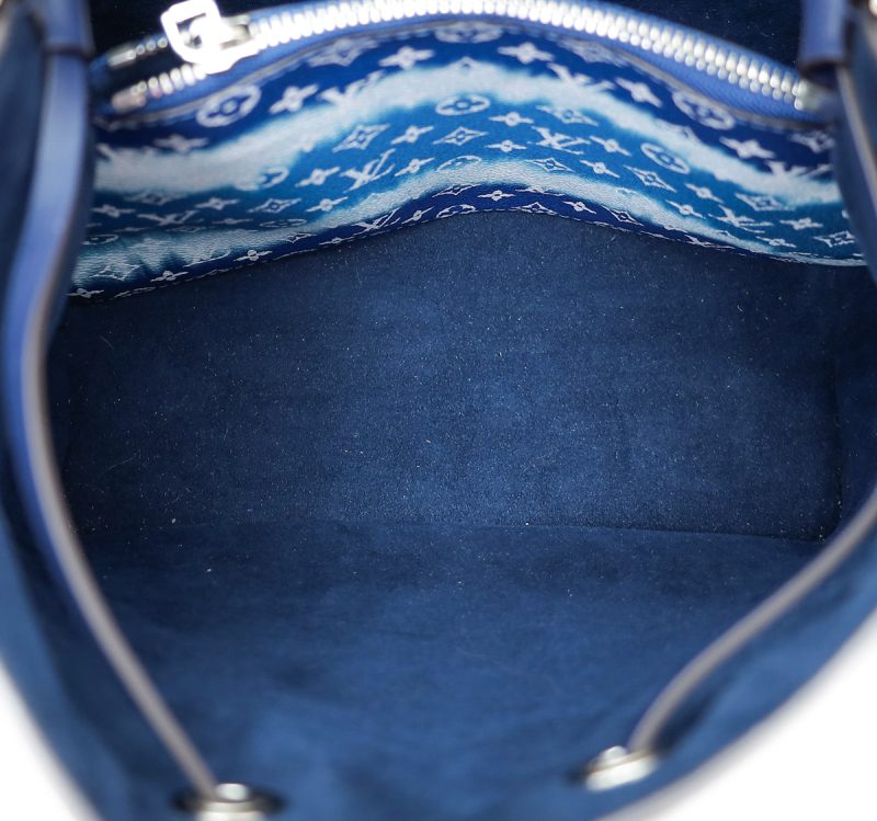Louis Vuitton Blue Monogram Escale Speedy 3 Bandouliere Handbag - Image 9