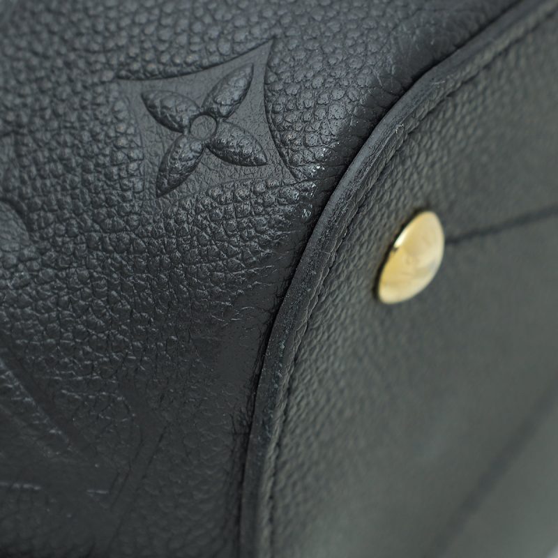 Louis Vuitton Black Monogram Empreinte Montaigne MM - Image 5
