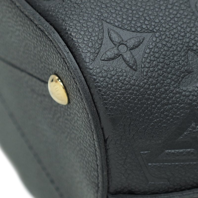 Louis Vuitton Black Monogram Empreinte Montaigne MM - Image 6