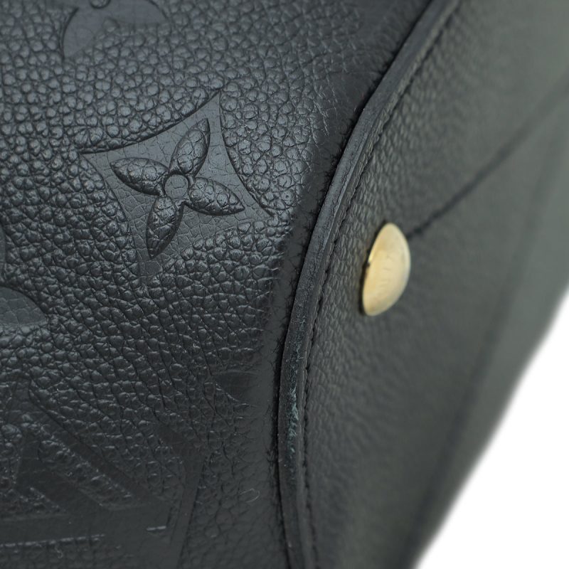 Louis Vuitton Black Monogram Empreinte Montaigne MM - Image 7