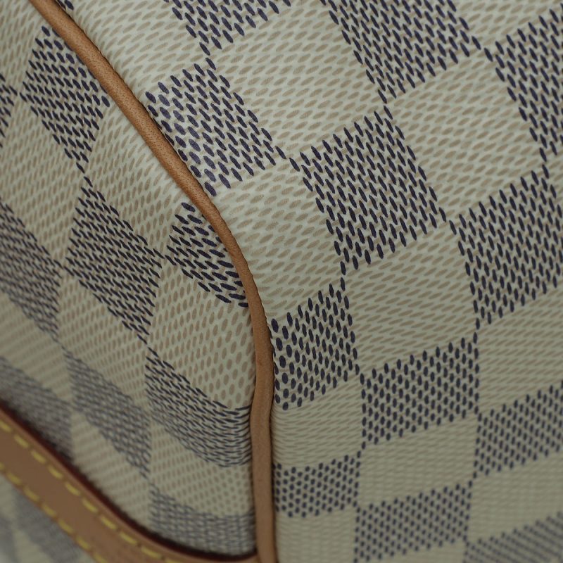 LOUIS VUITTON Damier Azur Speedy 30 Boston Bag - Image 5