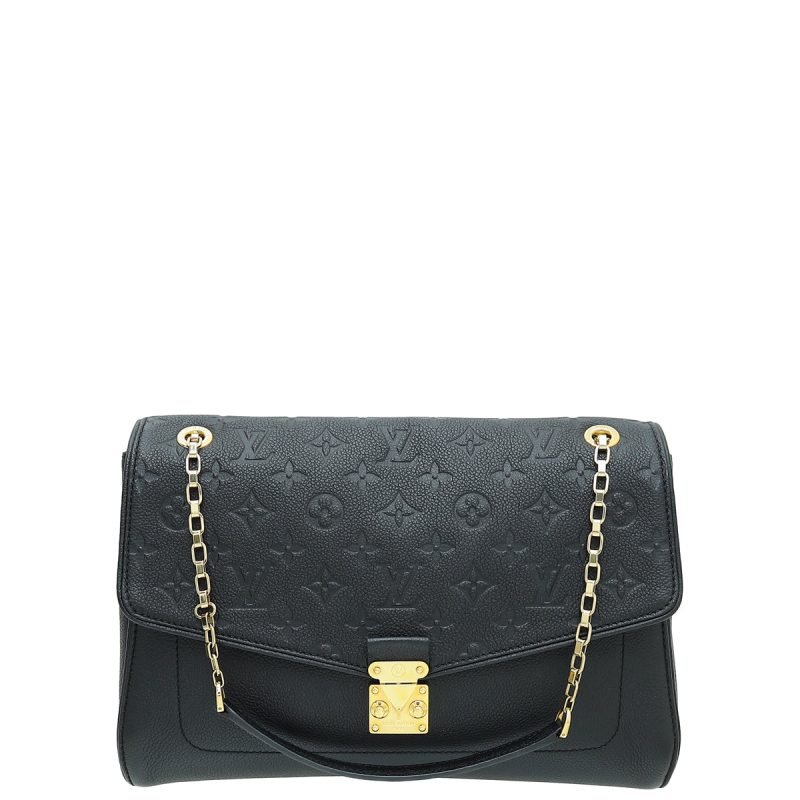 Louis Vuitton Black Monogram Empreinte Saint Germain PM Bag