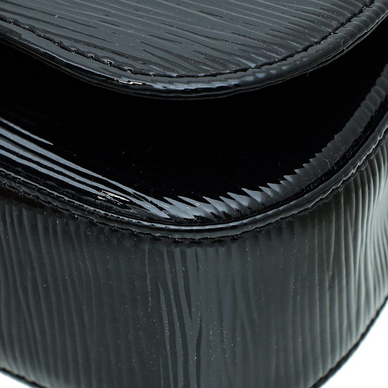 Louis Vuitton Black Embossed Handle Soft Trunk Handbag - Image 4