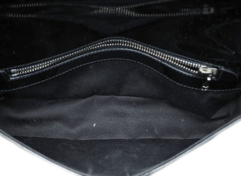 Louis Vuitton Black Embossed Handle Soft Trunk Handbag - Image 9