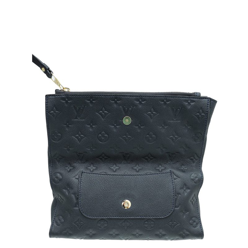 Louis Vuitton Blue Marine Monogram Empreinte Petillante Clutch - Image 8