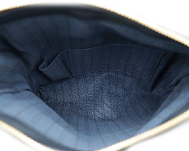 Louis Vuitton Blue Marine Monogram Empreinte Petillante Clutch - Image 9