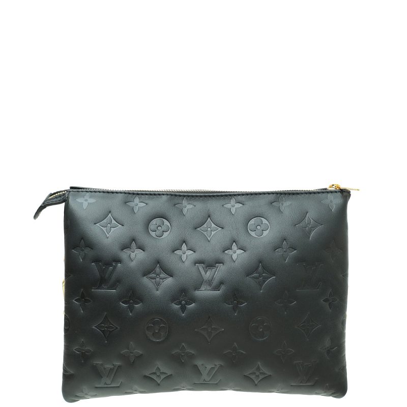 Louis Vuitton Black Monogram Embossed Lambskin Coussin PM - Image 2