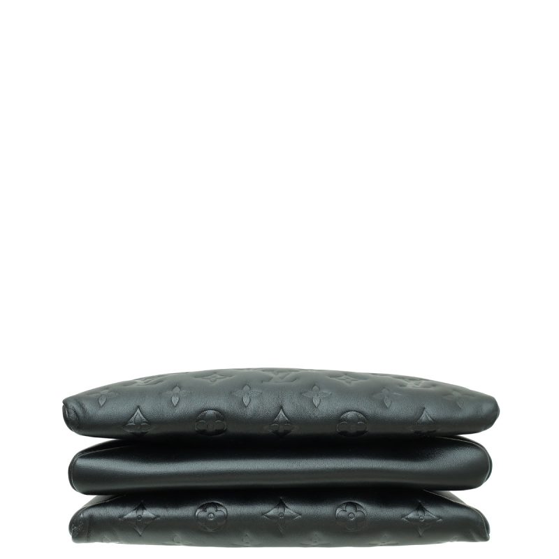Louis Vuitton Black Monogram Embossed Lambskin Coussin PM - Image 3