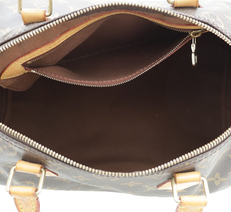 Louis Vuitton Brown Monogram Speedy 30 Tote Handbag - Image 8